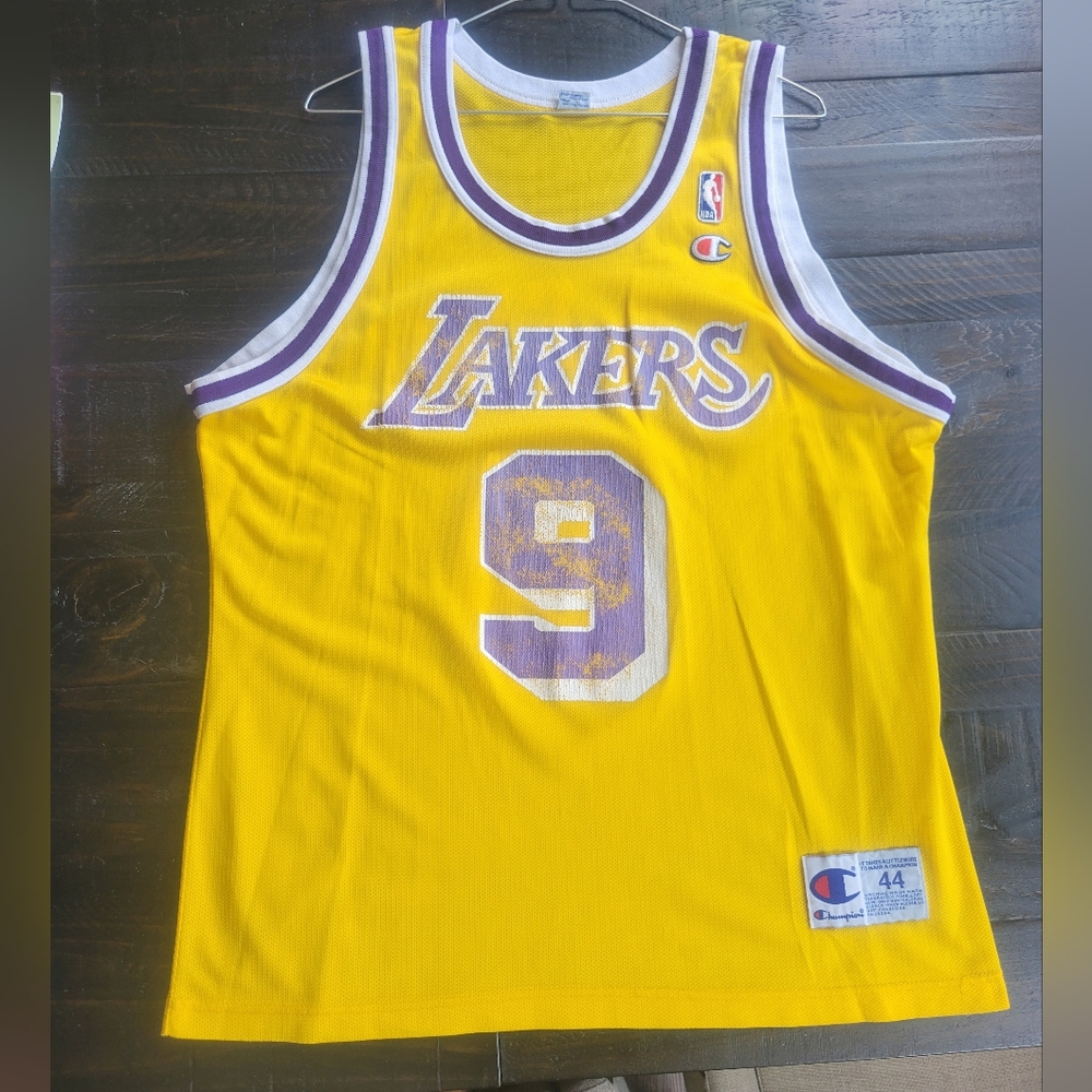 Champion Lakers Yellow and Purple Jersey